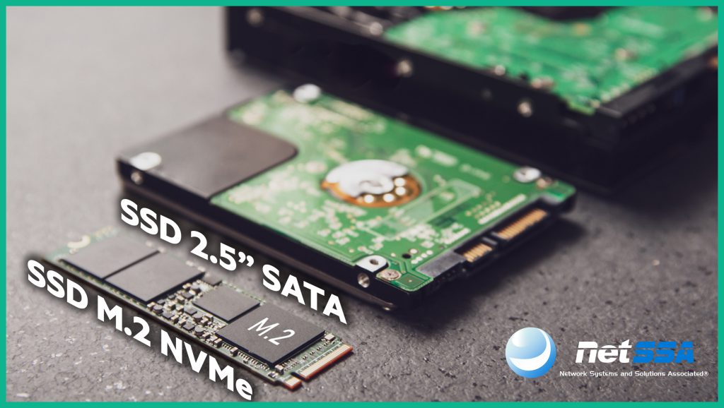 فرم فکتورهای NVMe، SSD 2.5 sata و SSD M.2 