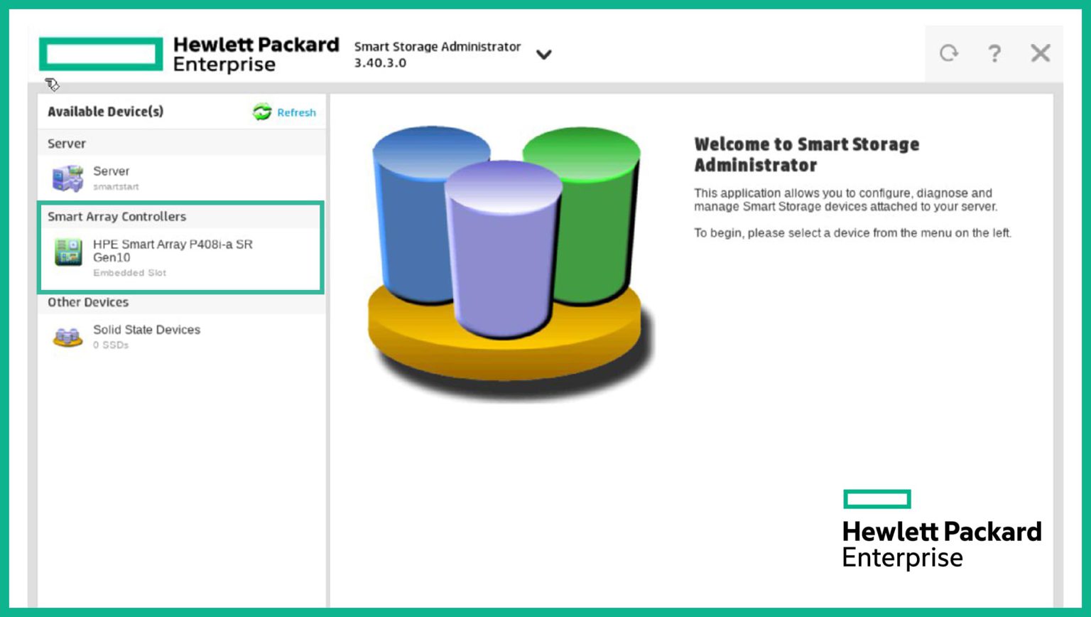 نرم افزار HP Smart Storage Administrator چیست، ابزار SSA چه کاربردی